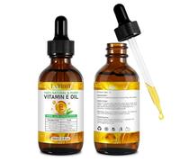 Olio di Vitamina E 75.000 UI, 60 ml Naturale Puro e Bio Olio Vitamina E, Skincare per Viso, Corpo, Cicatrici e Cuoio Capelluto, Antietà, Ridurre linee fine e cicatrici, Non OGM (120ml, 1 pezzo)