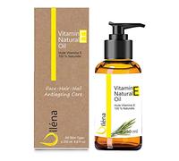 Olio di vitamina E (tocoferolo) 100% naturale Vegano, trattamento viso antietà, struccante waterproof, corpo e capelli, unghie e cuticole, crema idratante riparatrice per le mani (250 ml)