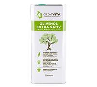 Olio d'oliva, 5 litri, extra nativo e spremuto a freddo, olio di oliva fruttato con sapori raffinati in tanica, qualità premium, GreatVita (5 l (confezione da 2)