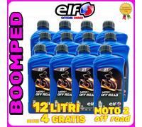 OLIO ELF MOTO 2 OFFROAD 12 LITRI per miscela Malaguti Grizzly 10 12 12ET07