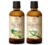 Olio Essenziale di Albero del Tè 100ml & Eucalipto Olio 100ml - Melaleuca Altern