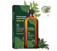 Olio essenziale di erba di Usma per la crescita dei capelli, succo di erba naturale Usma contro i capelli grigi, olio per capelli grigi, addensare e scurire i capelli, nutre il cuoio capelluto e