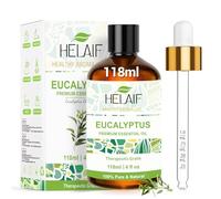 Olio Essenziale di Eucalipto 118ML-4 Fl.Oz Naturale, Non Diluito per Diffusori Aromaterapia, Massaggi, Cura Corpo e Capelli, Creazioni Profumate