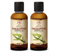 Olio Essenziale di Eucalipto 2x100 ml - Eucalyptus Globulus - Naturale e Puro -