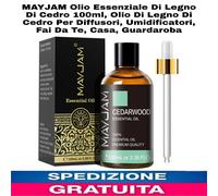 Olio Essenziale Di Legno Di Cedro 100ml x Diffusori Umidificatori X La Casa