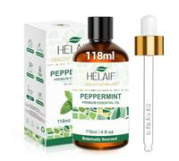 Olio Essenziale di Menta Piperita Naturale 118ML-4 FL.Oz per Diffusione, Aromaterapia e Cura della Pelle