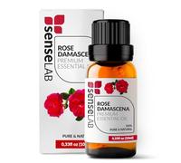 Olio essenziale di rosa damasco - 100% puro olio di rosa naturale per uso terapeutico - per diffusori e umidificatori - Olio rilassante e lenitivo per la cura della pelle - Olio da massaggio (10 ml)