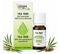 Olio Essenziale di Tea Tree Convenzionale 10ml, 100% Puro e Naturale, Olio di Tea Tree Oil per Aromaterapia, Diffusori e Benessere della Persona, Made in Italy Gisa Wellness