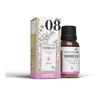 Olio essenziale di timo bio - 15 ml - Aiuta il buon funzionamento delle vie respiratorie - contribuisce alla digestione e riduce la sensazione di pesantezza - Eladiet