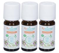 Olio essenziale di timo biologico Puressentiel 3x5 ml Olio essenziale