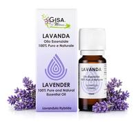 Olio Essenziale Lavanda Convenzionale 10ml, Olio Essenziale di Lavanda 100% Naturale e Puro, Ideale per Diffusori, Aromaterapia e Benessere Personale, Profumo Ambiente, Gisa Wellness