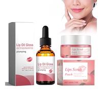 Olio Essenziale Per Labbra E Scrub Per Labbra, Olio Idratante Per Labbra, Balsamo Per Le Labbra Alla Pesca, Olio Per La Cura Delle Labbra, Rende Le Labbra Morbide Ed Elastiche Lip Oil Gloss