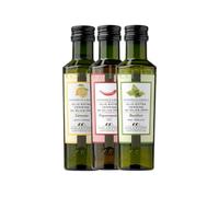 Olio Extravergine di Oliva Aromatizzato 3x100ml | Peperoncino, Basilico e Limone | Estratti a Freddo