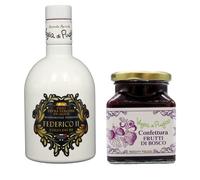 Olio Extravergine Di Oliva Bottiglia 500 ml Marmellata Di Frutti Di Bosco 340 gr