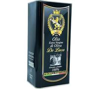 Olio Extravergine Di Oliva Evo 100% Italiano Monocoltura Carolea Estratto a Freddo Made In Italia De Luca L'eccellenza Italiana Che Fa Sognare Il Mondo (5 Litri)