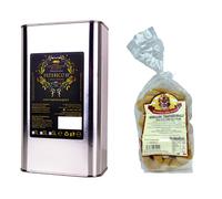 Olio Extravergine Di Oliva Italiano Latta 3 Lt Con Taralli In Omaggio