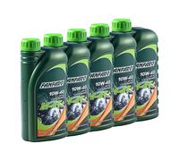 Olio Motore FANFARO 5x 1Liter M-4T + 10W-40 Api Sl per Suzuki Sachs Yamaha