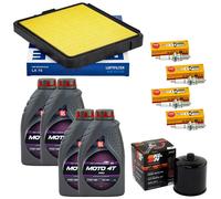 Olio Filtro Aria Set 4L Manutenzione Candele per BMW K 100 K100 K589 1982-92