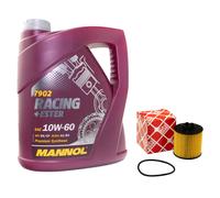 Olio Filtro Febi 37441 Set Racing + Ester 10W60 4Liter per Audi Seat Skoda VW