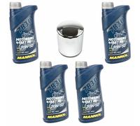 Olio Filtro HF170C Set 20W50 4 Litro per Harley Davidson Ragazzaccio Dyna Eletto