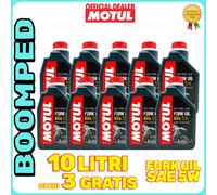 Olio Forcella 10 LITRI MOTUL FACTORY LINE FORK OIL Light SAE 5W 100% SYNT 10MO25