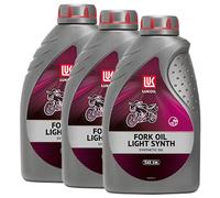 Olio Forcella Forcone Lukoil Luce 56323061 5W 3 X 1 Litro Ammortizzatori