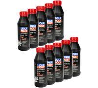 Liqui Moly Motocicletta Olio Forcella Forcone Ammortizzatori 5W Luce 10x 500 ML