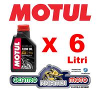 Olio Forcella Motul Fork Oil Factory Line Light Medium SAE 7.5W 6 Litri lt