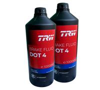 Olio freni DOT 4 TRW Liquido Fluido Freni DOT4 Freno Auto Moto 2 Litri LT