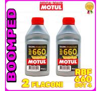 Olio Freni Motul RBF 660 FL Racing Fluido DOT4 Auto Moto Sintetico 2x500 02MO78