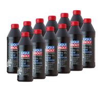 Olio Forcella Liqui Moly Motocicletta 10W Medio 12x 1 Litro per Aprilia BMW