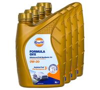 Olio Gulf Formula Gvx 0W-30 4 X 1 Litro per Alpina Audi A3 A4 A6 A7 BMW 1er