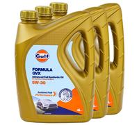 Olio Gulf Formula Gvx 5W-30 3 X 4 Litro per VW Golf VII Jetta IV Passat Polo