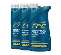 Olio Idraulico Mannol Centrale Fluido 3 x 1 Litro Servo VW Audi BMW Ford