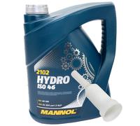 Olio Idraulico Olio Mannol Hydro Iso 46 5 Litro Con Beccuccio