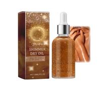 Olio illuminante per corpo, shimmer Glitter Highlighter Oil, Luminizer Shimmer, per viso, corpo, gambe, impermeabile, durevole, olio liquido per il corpo, per festival, Halloween, carnevale, trucco