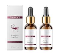 Olio lifting per il seno, cura naturale del senos, seno naturalmente più pieno e sodo, olio essenziale per il miglioramento del, idratazione e aumento dell'elasticità (2pcs)