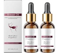 Olio Lifting Seno, Trattamento Naturale per il Seno, Idratante e Elasticizzante Naturalmente, Tonifica e Mantiene la Pelle Liscia, Previene il Rilassamento, Per Tutti i Tipi di Pelle