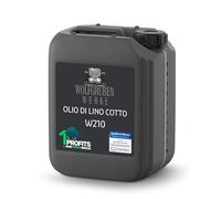 Olio lino Cotto per Legno Cura Protezione Impregnante Vernice Incolore 10L