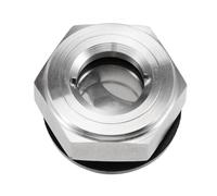 Olio Liquido Livello Indicatore Mirino Vetro M18x1,5mm Maschio Filettato