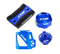 Olio Liquido Tappo Per MT09 Per FZ09 Per MT-09 Per Mt09 2014-2020 Accessori Per Motociclette Tappo Fluido Freno Anteriore Posteriore Coperchio Riempimento Protezione(Blue)