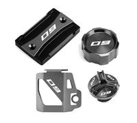 Olio Liquido Tappo Per MT09 Per FZ09 Per MT-09 Per Mt09 2014-2020 Accessori Per Motociclette Tappo Fluido Freno Anteriore Posteriore Coperchio Riempimento Protezione(Gray)