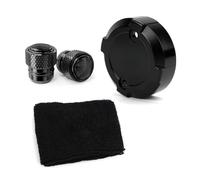 Olio Liquido Tappo Per Valico DS900X 900DSX DSX900 DSX 900 2024 2025 Coperchio Serbatoio Fluido Freno Anteriore Moto Calzino Coppa Olio Tappi Valvola Pneumatici(Black2)