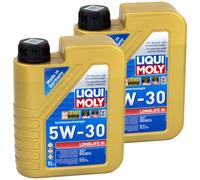 Olio Motore Longlife III 5W-30 Liqui Moly 2 X 1 Litro per Seat Skoda Smart