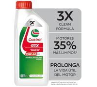 Olio lubrificante motore auto minerale GTX 15W40 1L Oil CASTROL