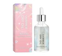 Olio luccicante per il corpo,Olio secco luccicante - Olio illuminante per il viso con glitter per il corpo da 15 ml,Trucco illuminante copertura totale resistente al sudore, illuminante viso scintil