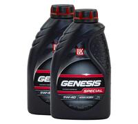 Olio Lukoil Genesis Special 56300261 5W-40 2X 1 Litro per Nissan Opel Renault