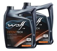 Olio Lupo Extendtech Hm 28116 SAE 5W40 2 X 5 Litro per Mercedes Peugeot Opel