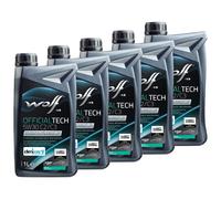 Olio Lupo Officialtech C2/C3 65629 SAE 5W30 5 X 1 Litro per Peugeot Renault