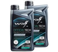 Olio Lupo Officialtech C3 Sp Extra 65648 SAE 5W30 2 X 1 Litro per Audi BMW